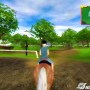 Girl riding horse in barbie horse adventure