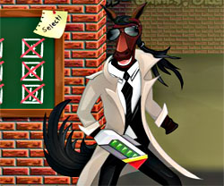 Detective Horse game in flash