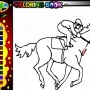 Painting horse in race horse coloring facebook game