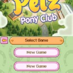 Petz pony club nintendo DS game